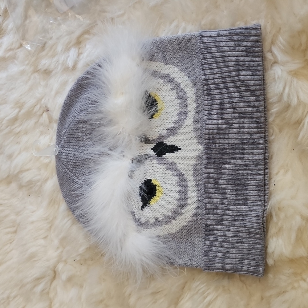 Kate Spade owl beanie